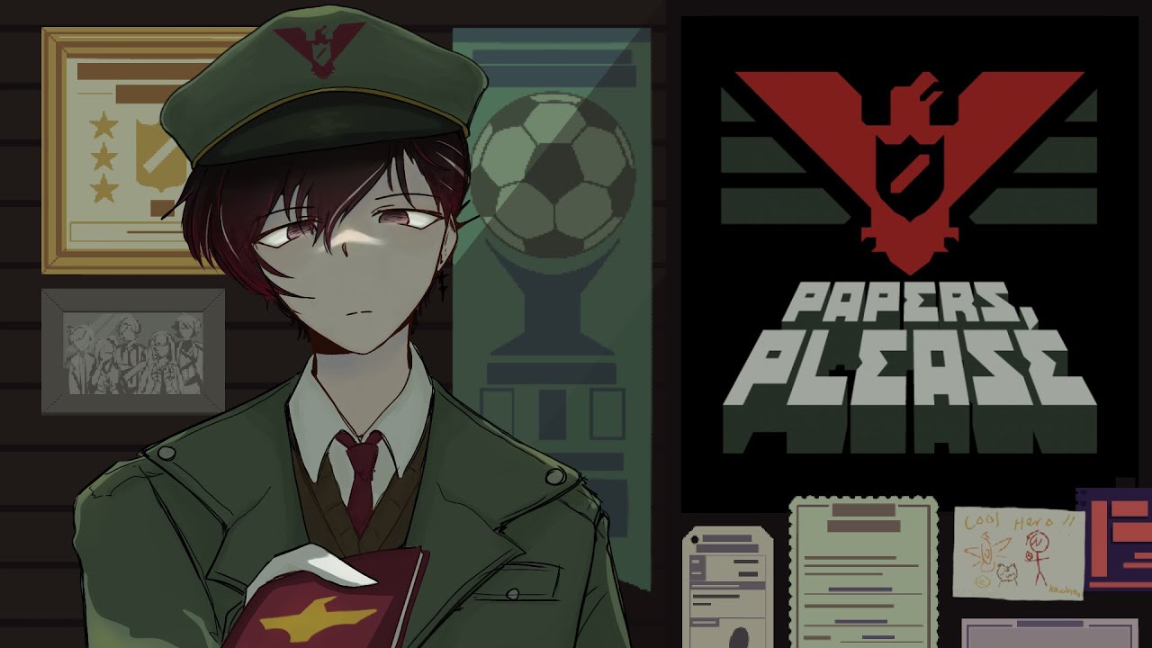 Gimme papers or I give Angry Face 😠 【Papers Please】【NIJISANJI EN | Ver Vermillion】