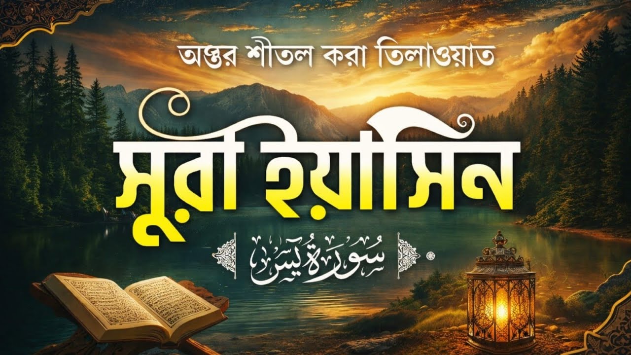 প্রতিদিন সকালে শুনুন-প্রশান্তিময় কন্ঠে সূরা ইয়াসীন|(سورة يس) SURAH YASIN | Morning Quran Recitation