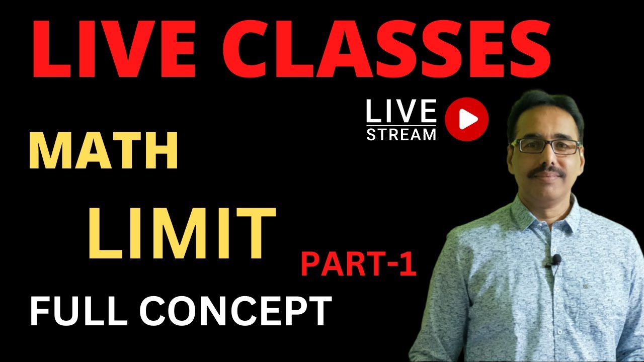 LIMIT |Introduction | PART-1 |Live Classes | By Mathur Sir |B.com | CA | CS | CMA |