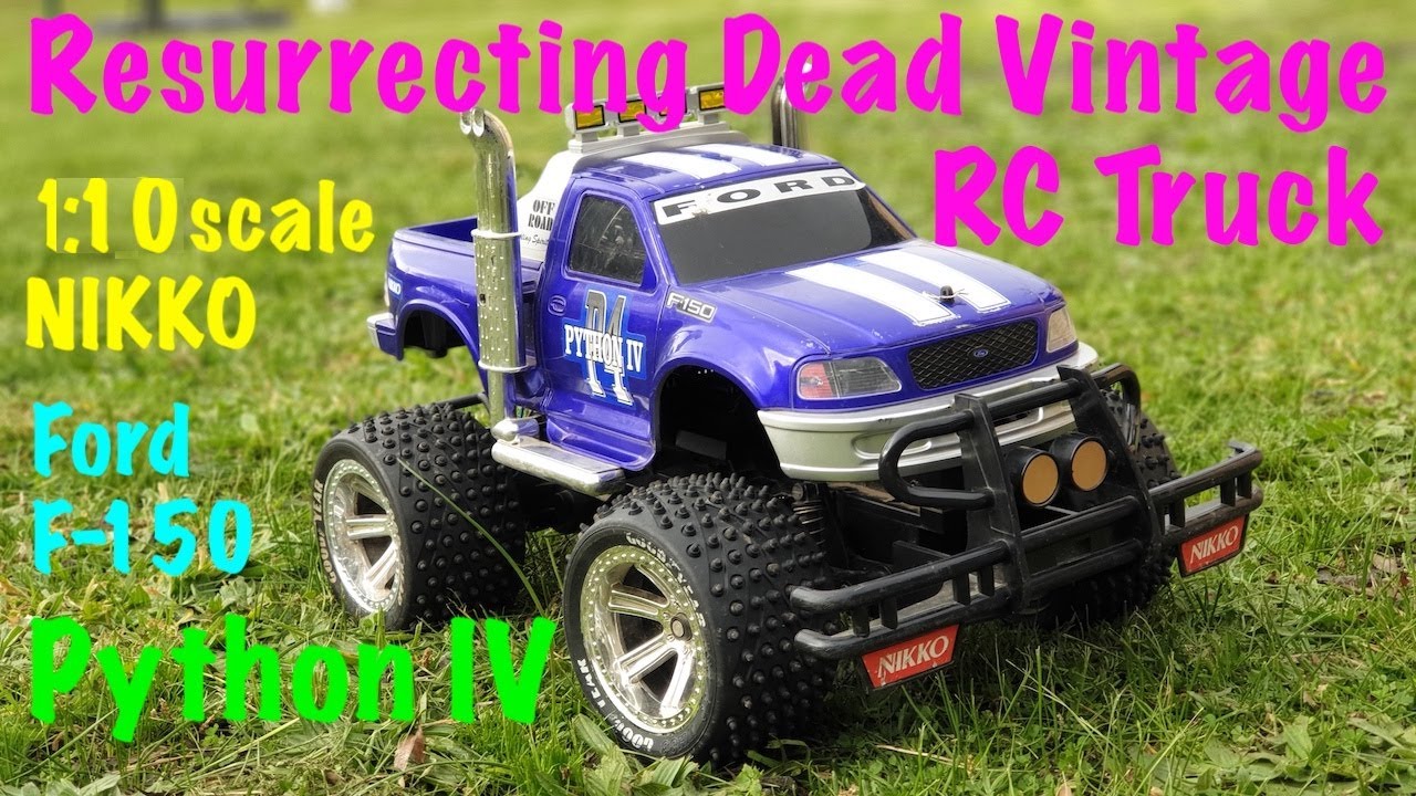 Nikko Ford F-150 Python IV 1/10 scale - Fixing broken vintage RC Truck