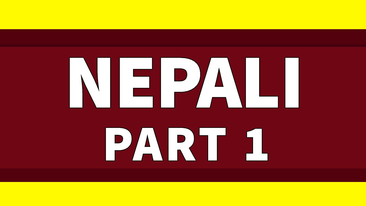 Learn Nepali 500 Phrases for Beginners Lesson 1 - Basic Phrases