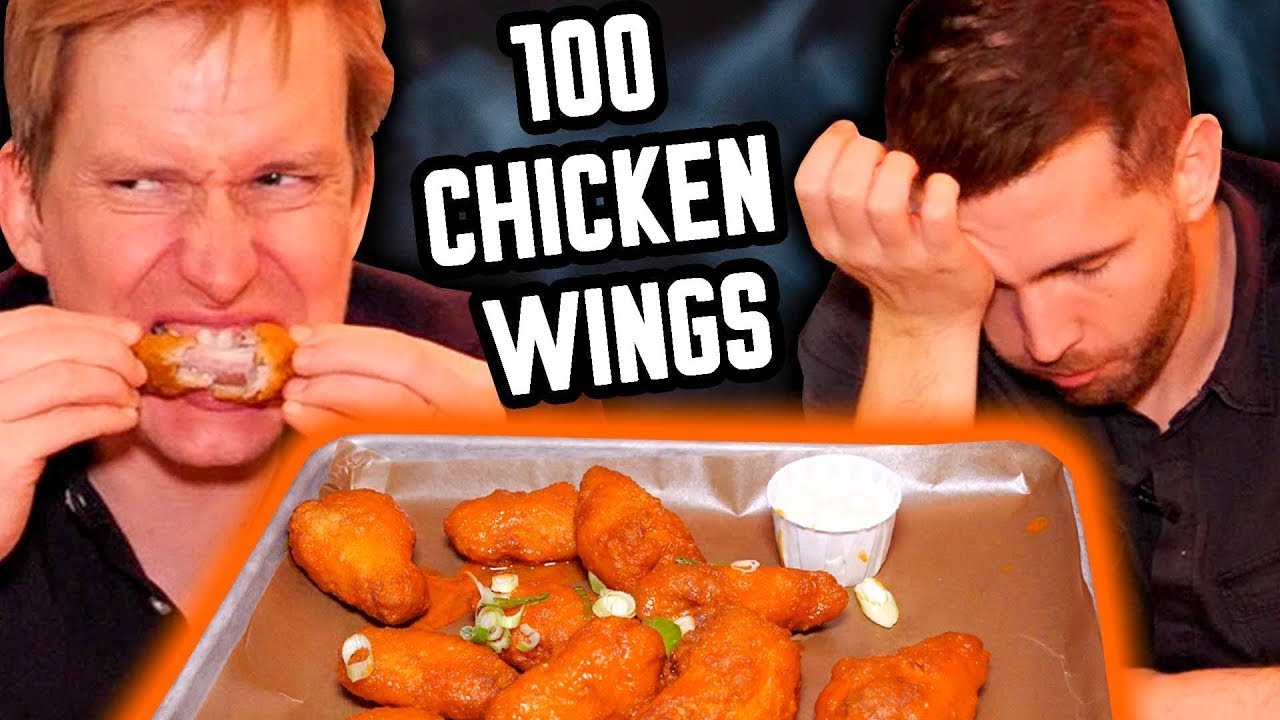 Klarar vi &auml;ta 100 HOT WINGS p&aring; en 