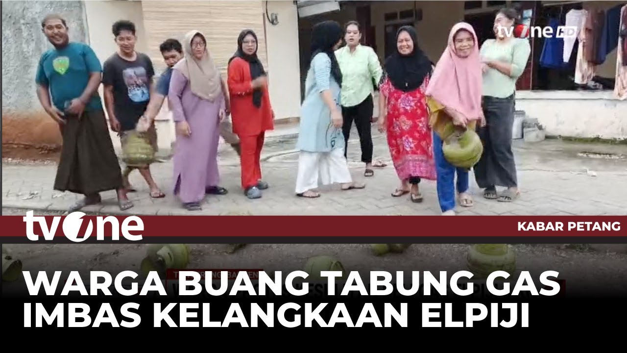 Warga Protes Buang Tabung Gas LPG 3 Kg, Dampak Larangan Penjualan di Pengecer | Kabar Petang tvOne
