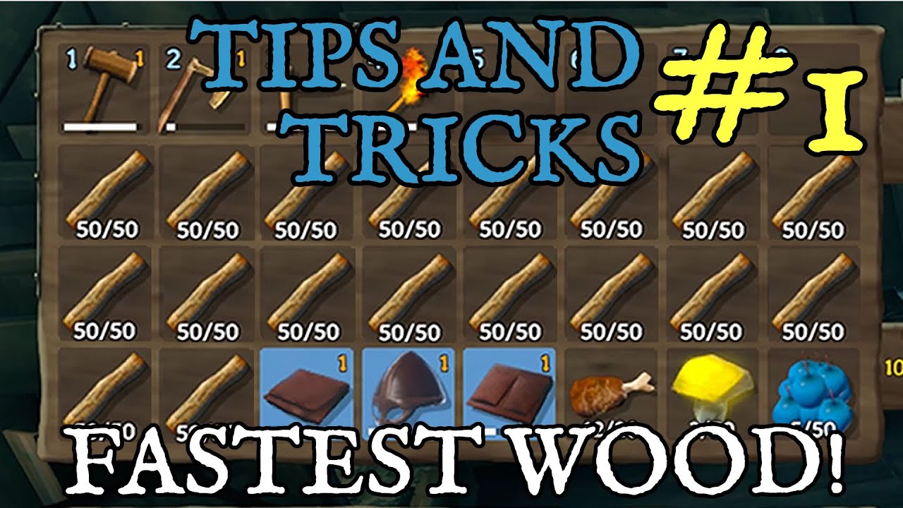 Valheim Tips and Tricks #1 - Fastest way to Get wood!