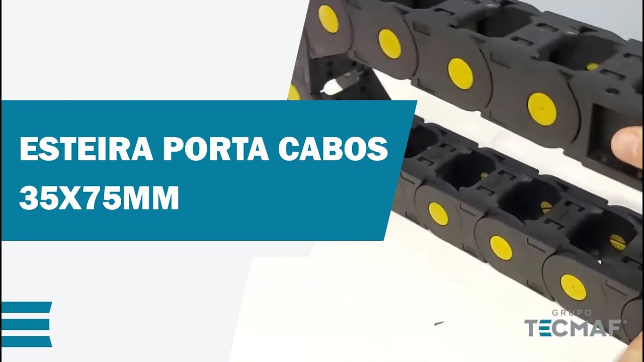 Esteira Porta Cabos 35x75