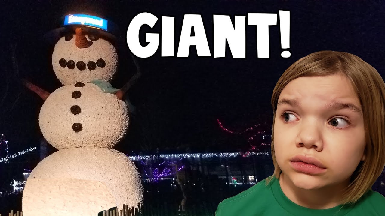 Giant Snowman!  Amazing Christmas Light Display