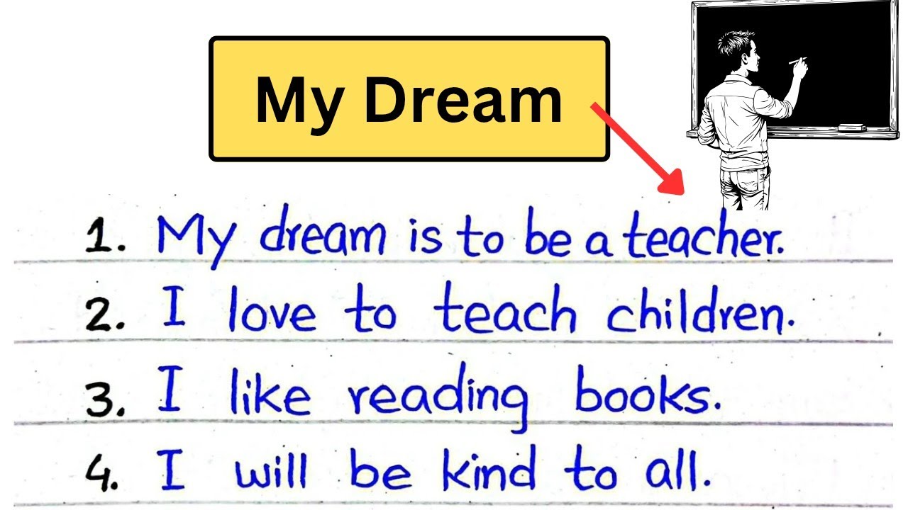 10 lines on My Dream in English/ My Dream par 10 line English mein / My Dream 
