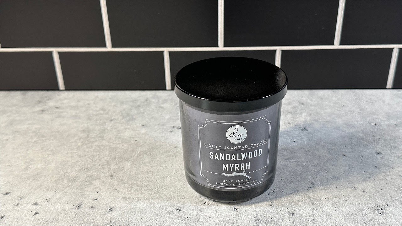 DW Home Medium Single Wick Candle - Sandalwood Myrrh Scent