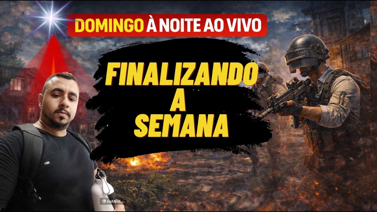 DOMINGO À NOITE NO PUBG… VAMOS VER NO QUE DÁ 🔴