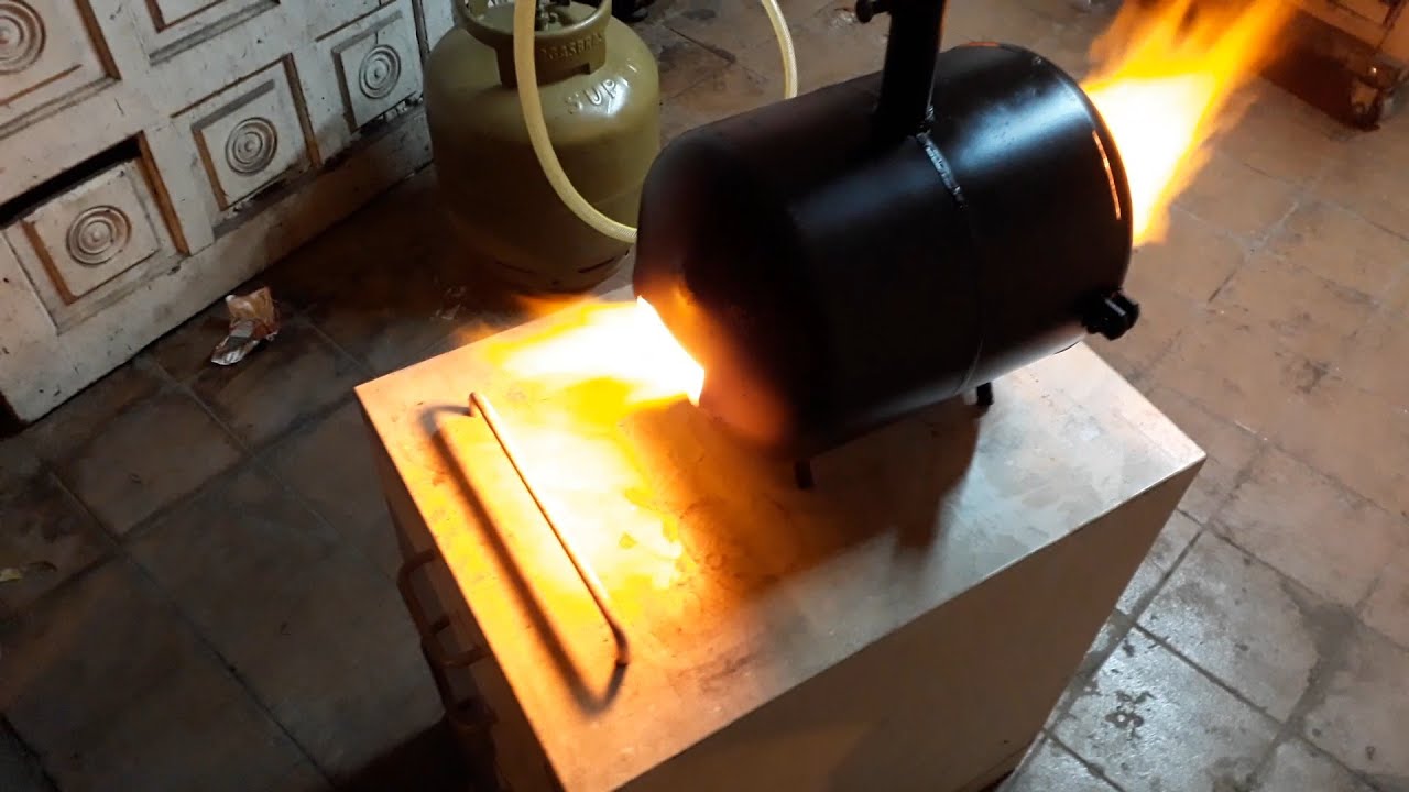 como fazer forja a gaz totalmente caseira de baixo custo