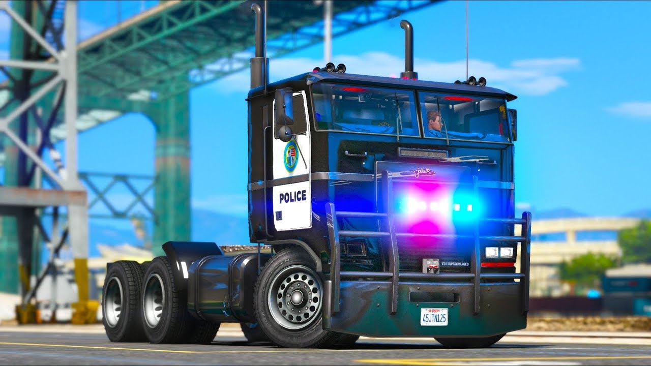 This police truck is PERFECT for a bad cop patrol!! (GTA 5 Mods Gameplay)