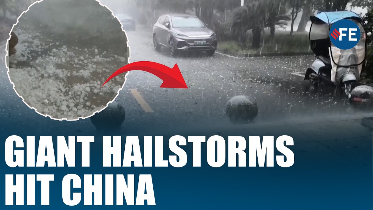 Massive Hailstorm Hits Jiangxi & Fujian, Homes Damaged| Weather News China Storm