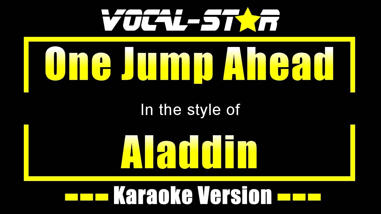 One Jump Ahead Karaoke | Aladdin (Disney) Karaoke Version