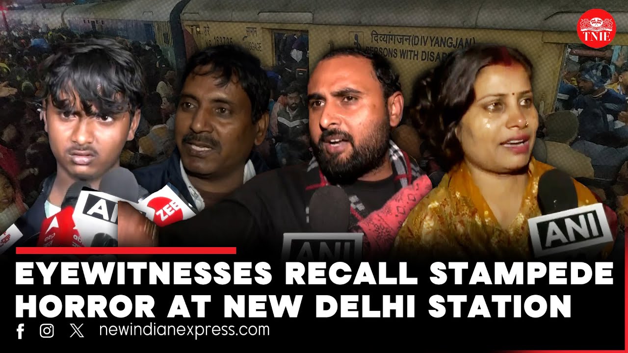 Eyewitnesses share harrowing experience at New Delhi railway station stampede