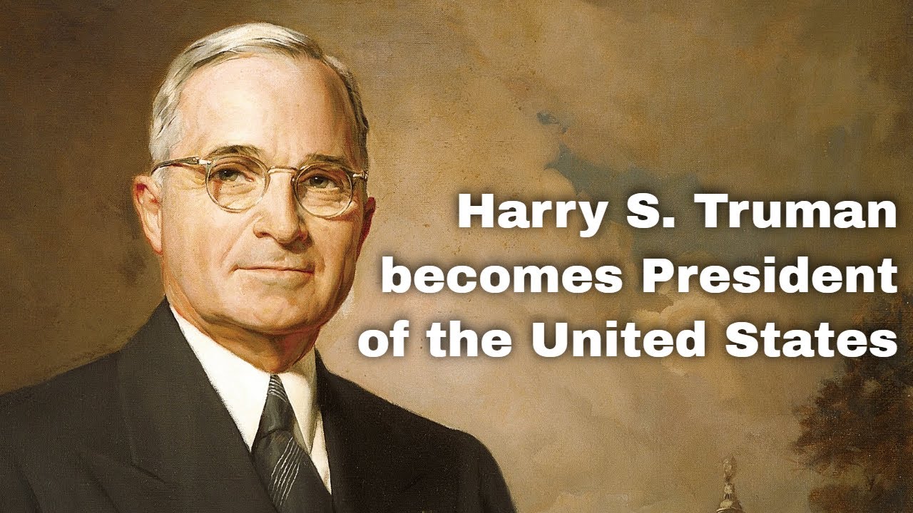 12th April 1945: Harry S. Truman becomes the 33rd President of the United States