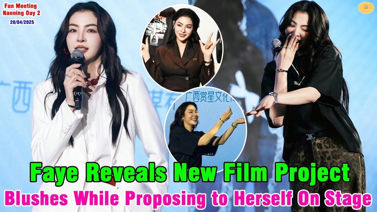 Faye Proposes on Stage, Teases an Exciting New Film Project!