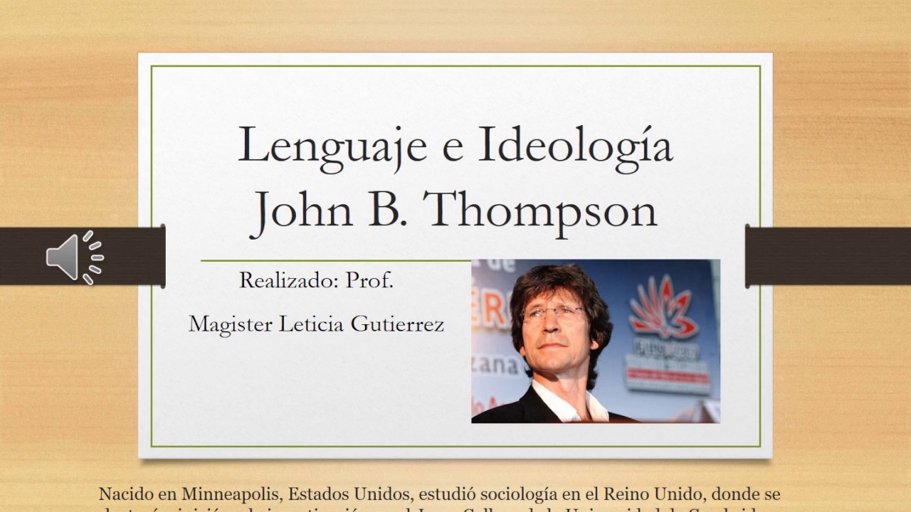 Unidad II- LENGUAJE E IDEOLOGÍA.