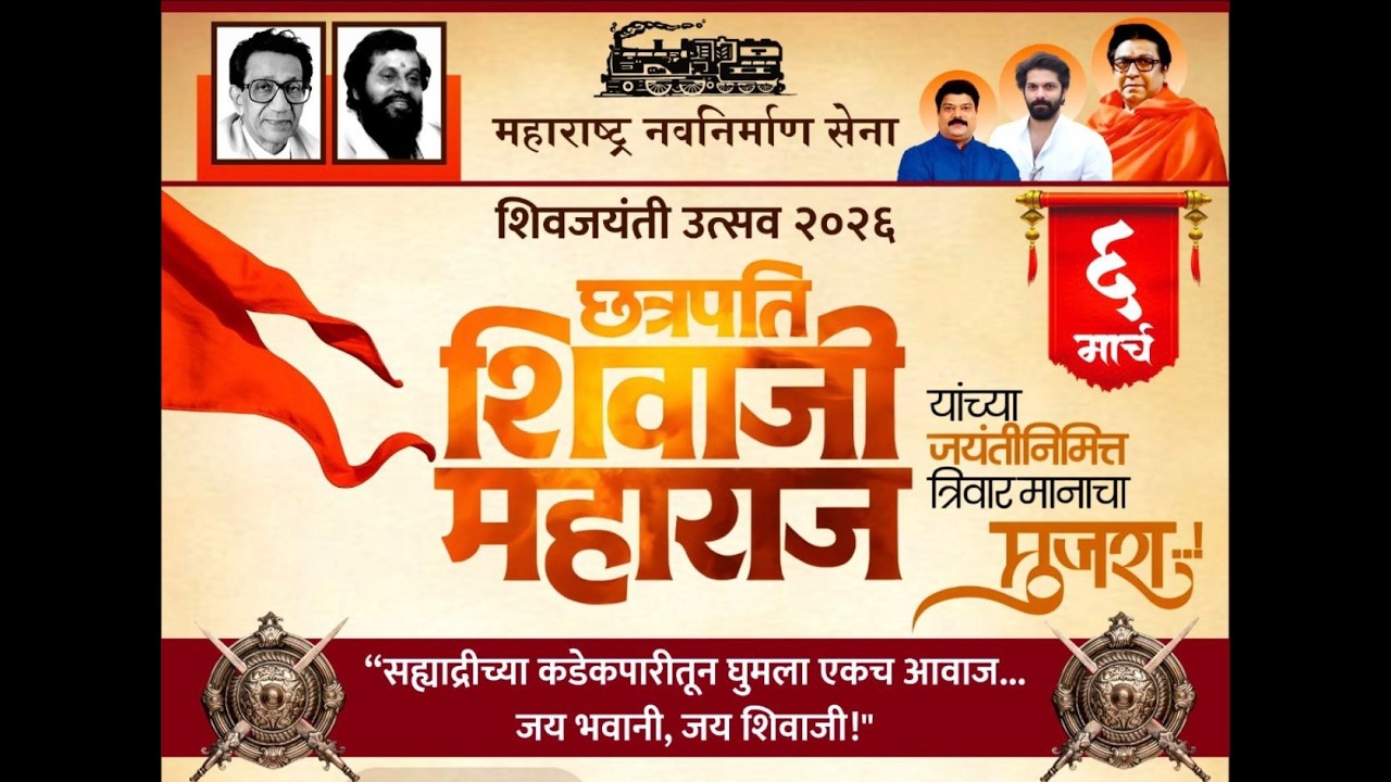 शिवजयंती महोत्सव २०२६, गोपीनाथ चौक (डोंबिवली) || आयोजक- श्री.संदेश पाटिल | सौ.रसिका संदेश पाटिल