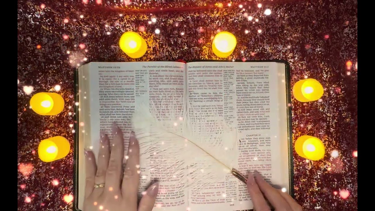 Matthew ch 21-28 ASMR Bible Reading 