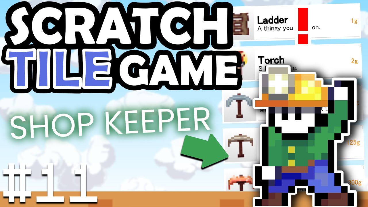 Скроллинговая игра Scratch Tile | Shop Keeper! (#11)