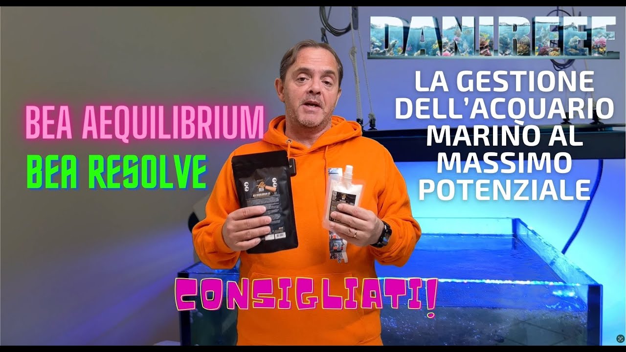 BEA Resolve BEA Aequilibrium protocollo per la gestione acquario marino dinoflagellati cianobatteri