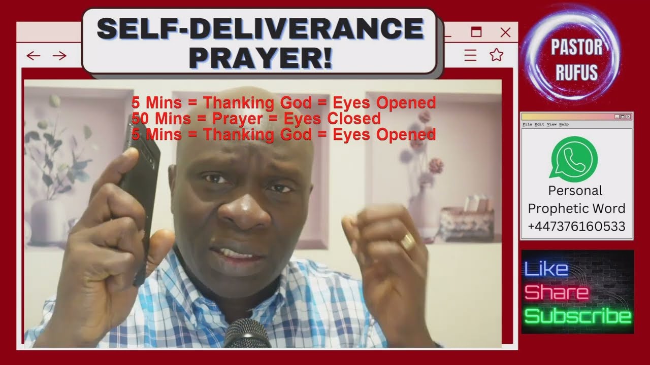 21 Days of Self-Deliverance Prayer for Spiritual Breakthrough // Step-by-Step Guide  // 𝐏𝐚𝐬𝐭𝐨𝐫 𝐑𝐮𝐟𝐮𝐬