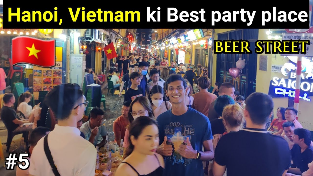 Traveling To Hanoi, Vietnam 🇻🇳 || Beer street experience.