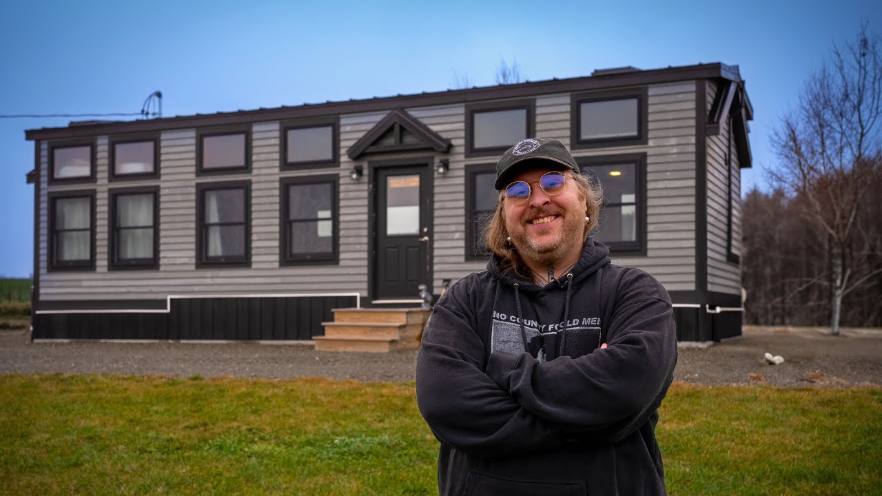 His 3-Bedroom Tiny House on 2.8 Acres | Freedom to Express Himself!