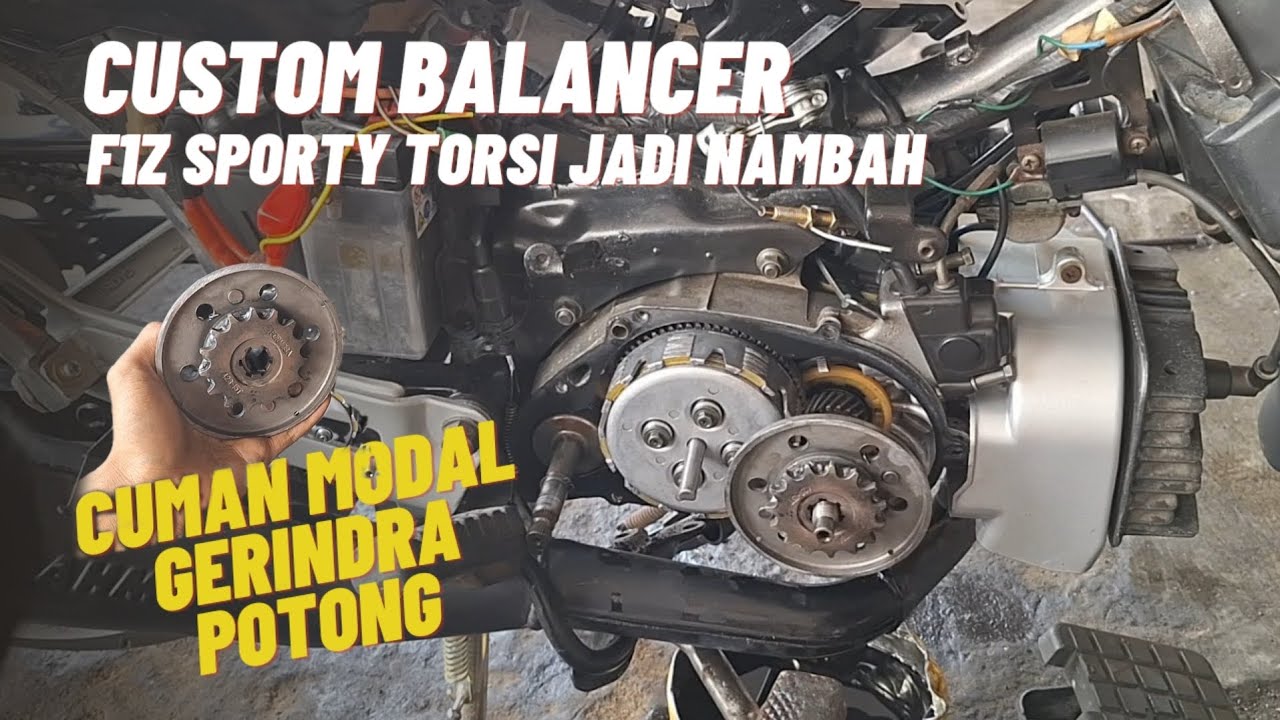 CUSTOM BALANCER 800 GRAM F1Z SPORTY TARIKAN JADI ENTENG DAN TORSI NAMBAH