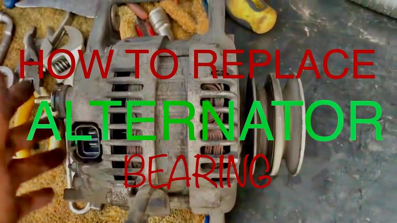 Alternator bearing replace tutorial/TD27