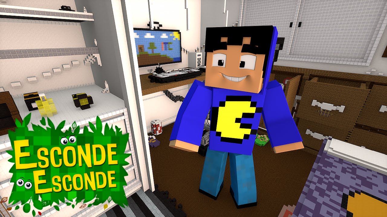 Minecraft: QUARTO DO PAC! (Esconde-Esconde)