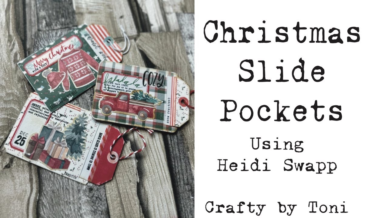 CHRISTMAS SLIDE POCKETS & HAUL ………Using @Heidi Swapp
