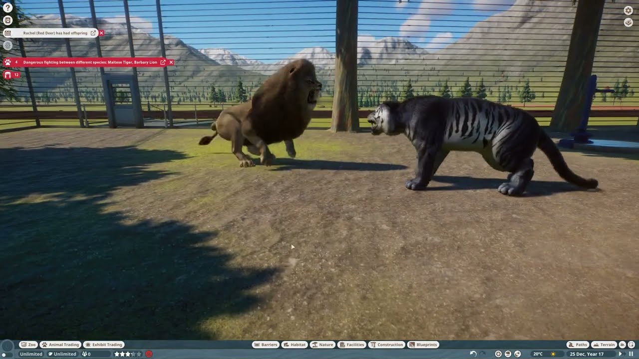 Planet Zoo Barbary Lion  VS Maltese Tiger