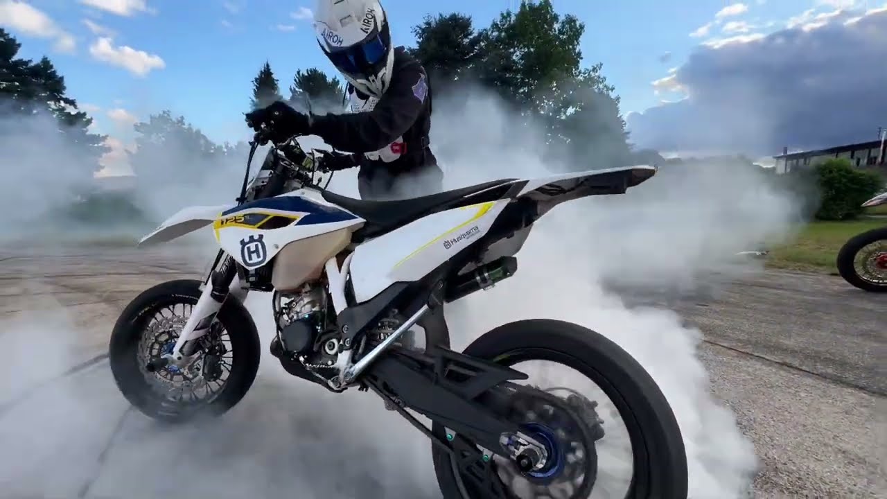 Husqvarna te 125 / big crash !