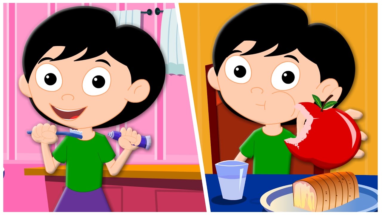 daily routines song | original song | nursery rhymes | kids songs | childrens rhymes | kids tv