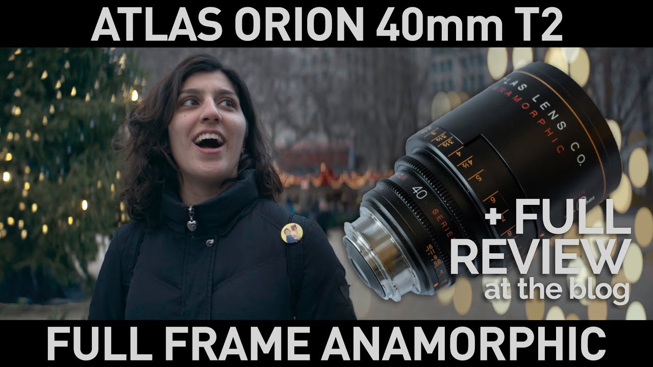 MORE Atlas Orion 40mm T2 2x Anamorphic Lens + Sony A7s II FULL FRAME