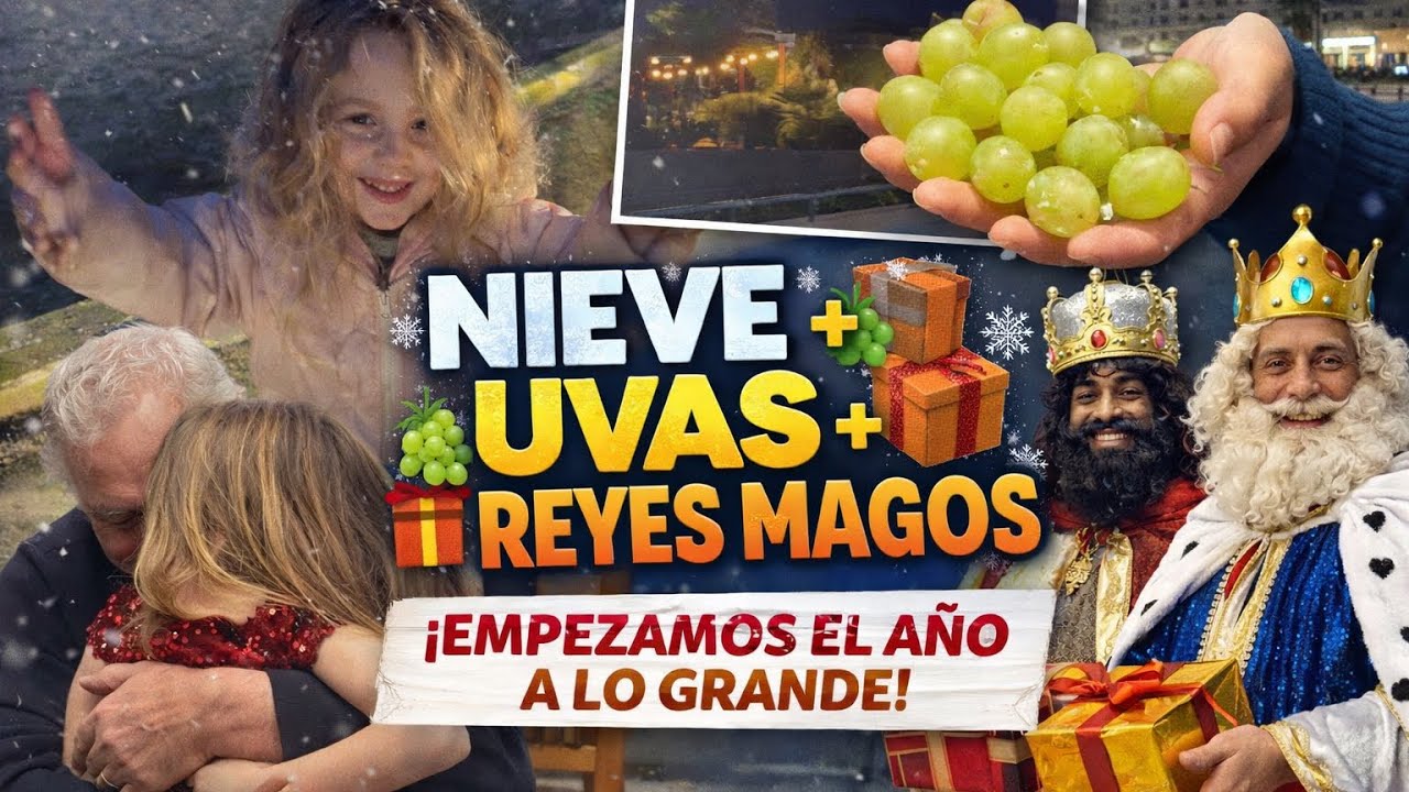Nieve, uvas y Reyes Magos: ¡empezamos el año a lo grande!