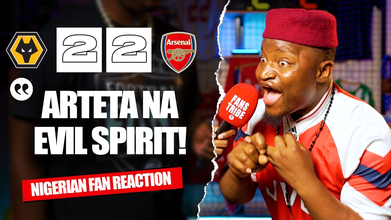 WOLVES 2-2 ARSENAL ( Godfrey- NIGERIAN FAN REACTION) - Premier League 2025/2026