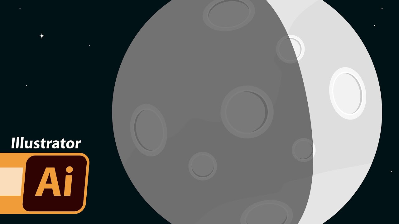 How to Create the Moon in [Illustrator]
