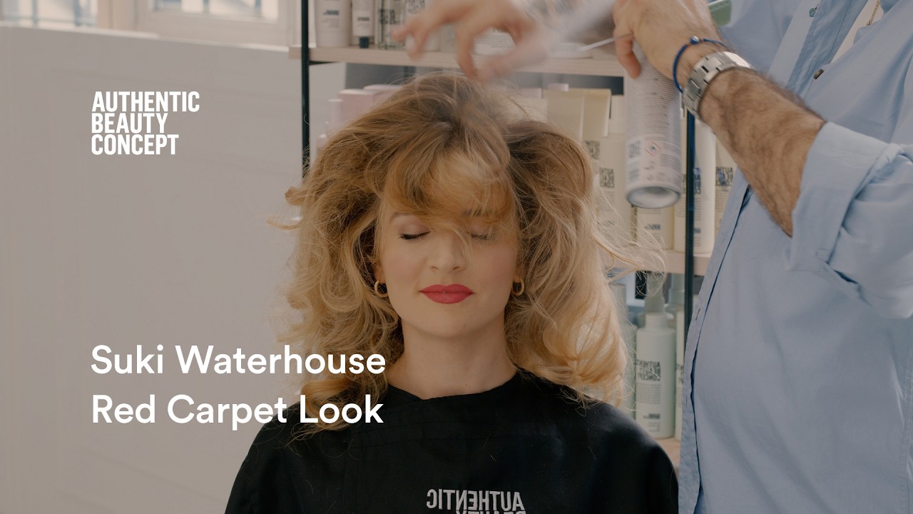 How to Recreate Suki Waterhouse's Red-Carpet Hairstyle