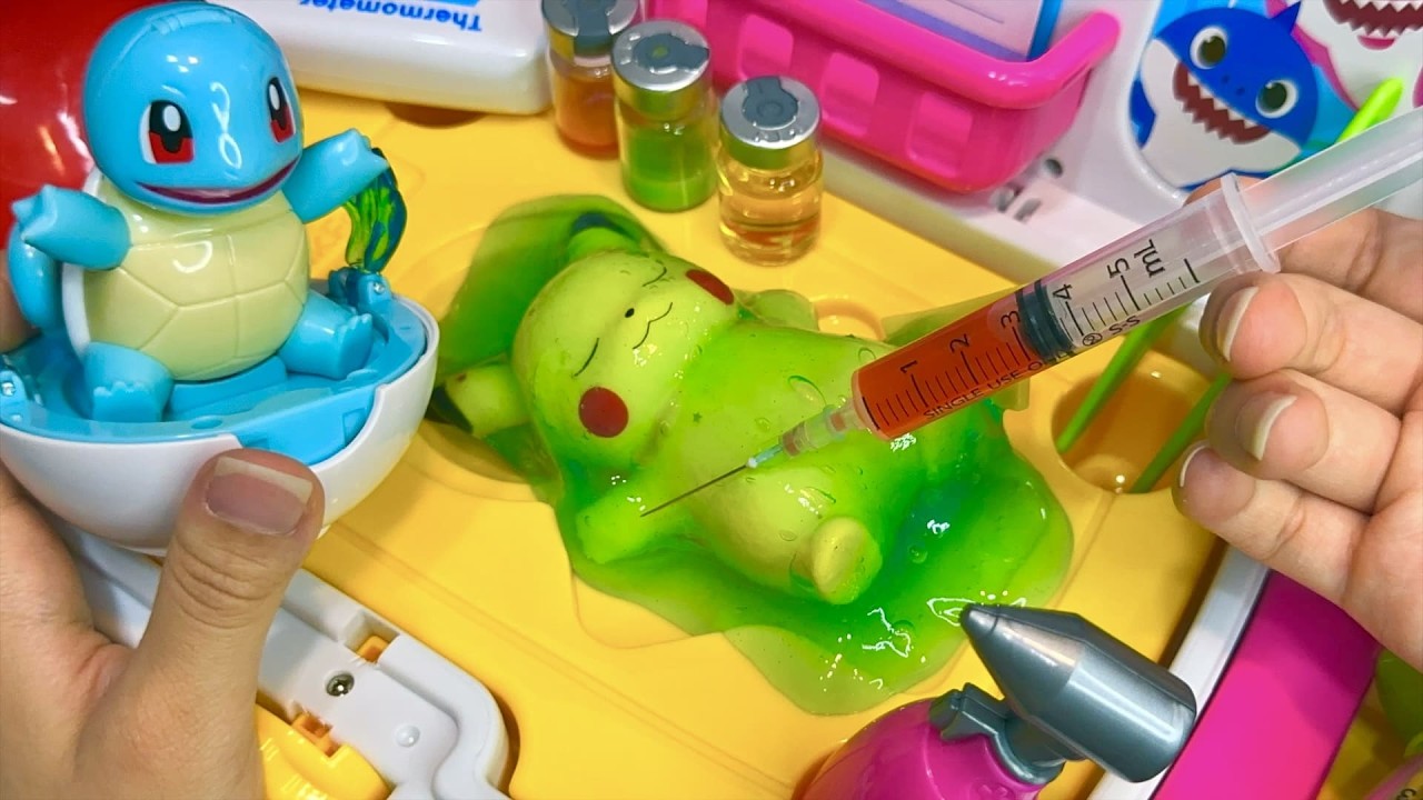 [🌟Toy ASMR🌟] 🏥Pok&eacute;mon Doctor Toys, Battle Toys ASMR | Pikachu | Satisfying Toy Unboxing ASMR