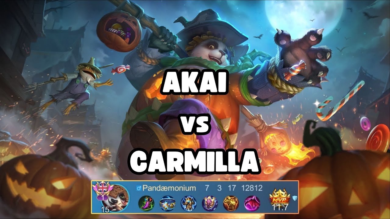 Top Global Akai Vs Carmilla | Mobile Legends