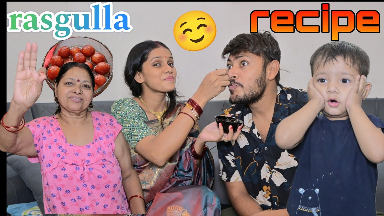 घर में बने 5 मिनट में स्वादिष्ट रसगुल्ले | Ankush Saxena | Swati Shrivatav | Cute Couple