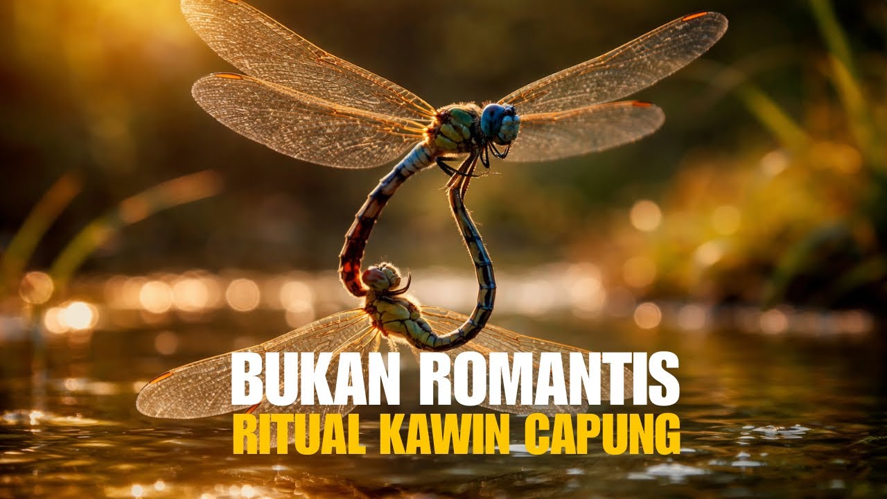 Rahasia Bentuk Hati Capung… Ternyata Bukan Soal Cinta!