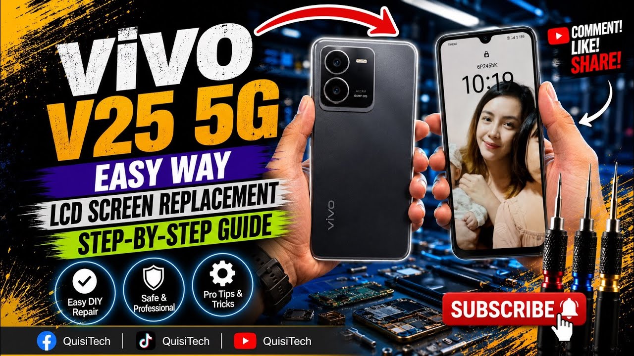 vivo v25 LCD Replacement | How to Replace LCD vivo v25 5g.