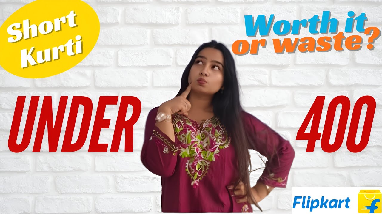 4 Short Kurtis Under ₹400 from Flipkart 😱 Worth It? 