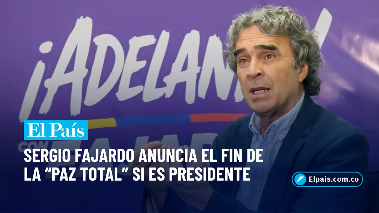 Sergio Fajardo lanza ‘Plan Guardián’ por la seguridad de Colombia; así funcionaria en el Valle