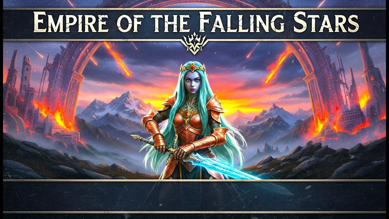 EMPIRE OF THE FALLING STARS  She betrayed her empire to save a world that was never hers.#sci-fi