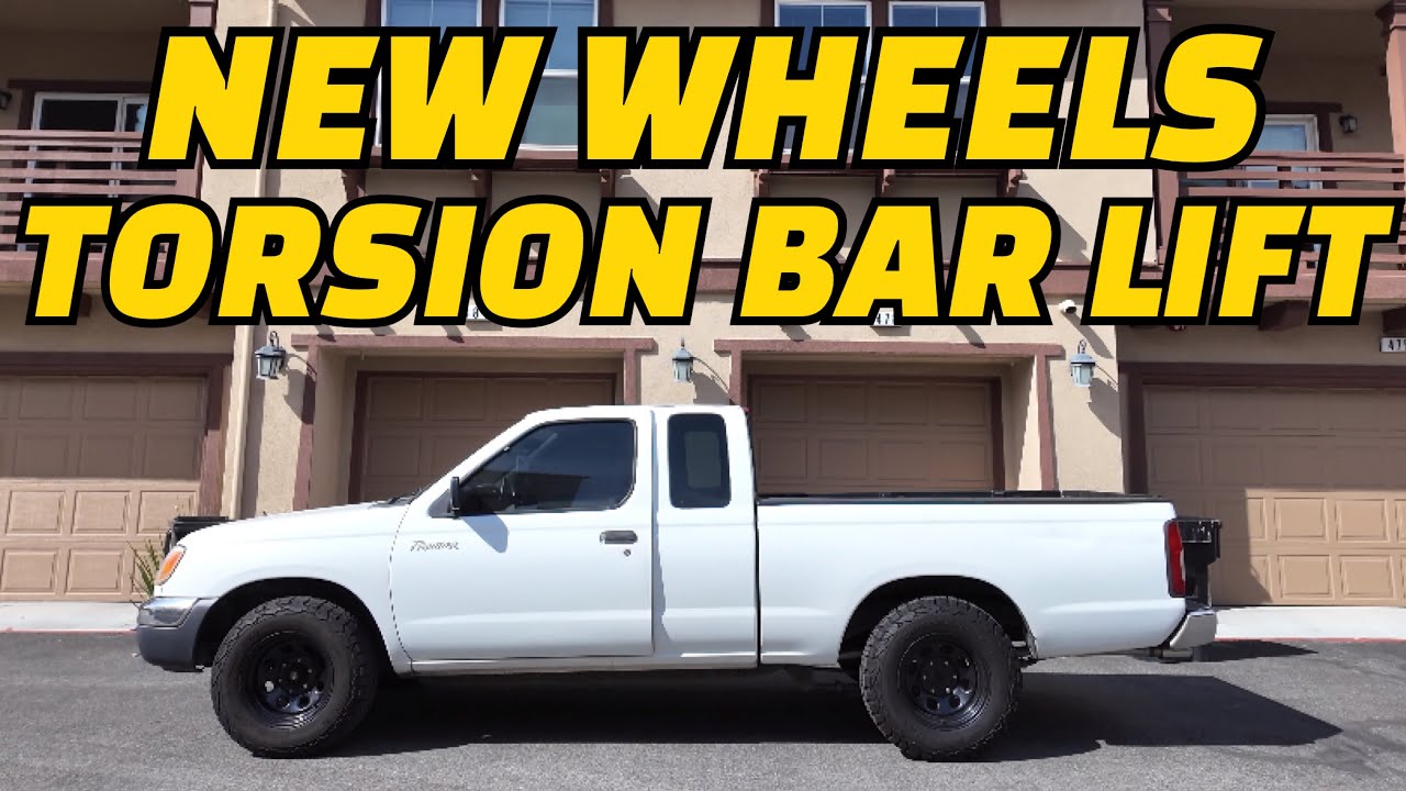 First Gen Frontier Gets New Wheels + Torsion Bar Lift
