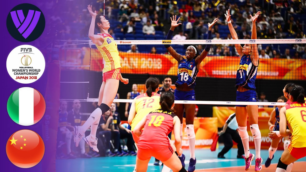 Italy 🆚 China - Full Semifinal Match | Women’s World Champs 2018